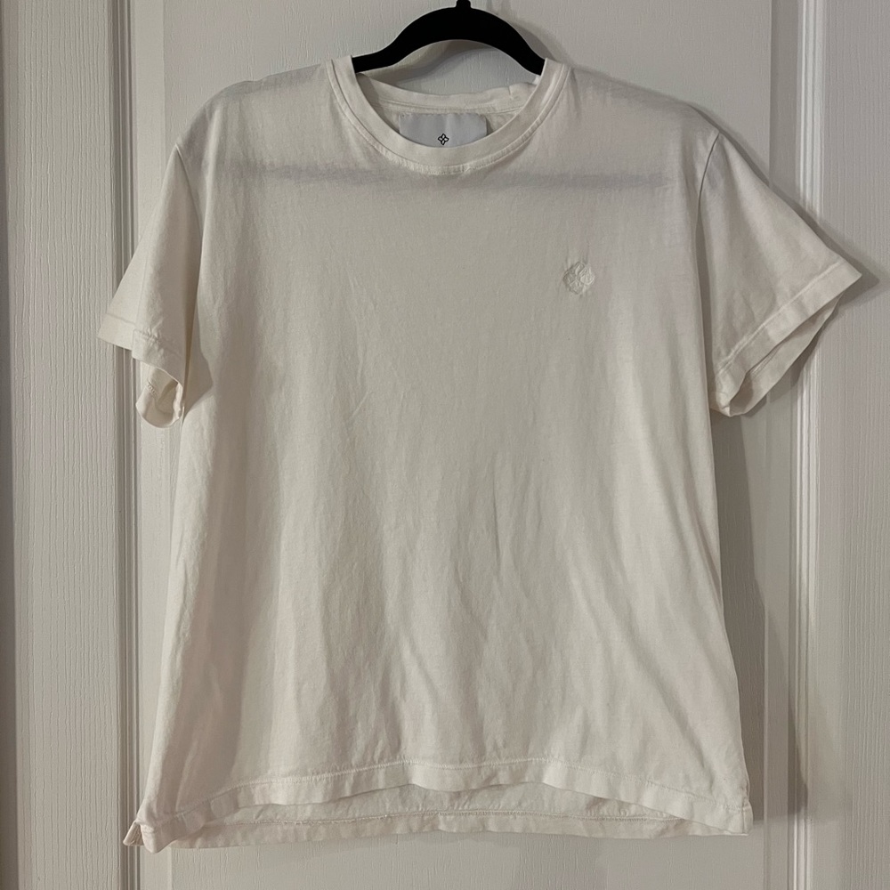Tagliatore Men’s White Cotton Round Neck T-Shirt
